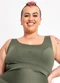 Marguerite - Top Verde Militar em Malha Suplex com Uv - variação: Verde Militar