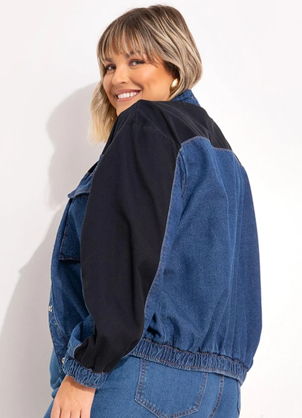 Marguerite - Casaco Jeans Azul Escuro em Jeans 2