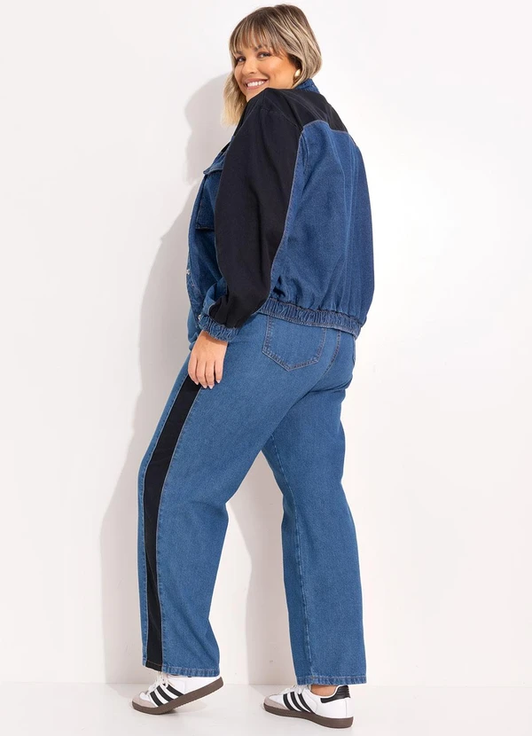 Marguerite - Casaco Jeans Azul Escuro em Jeans 5