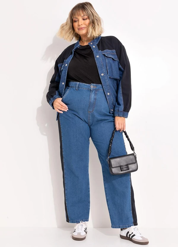 Marguerite - Casaco Jeans Azul Escuro em Jeans 6