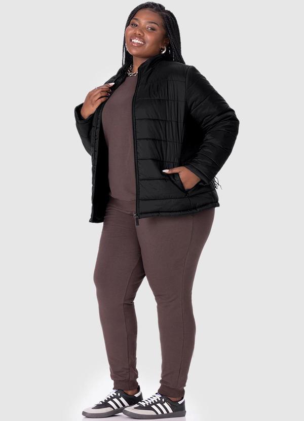 Malwee - Jaqueta Feminina Puffer Plus Preto 3