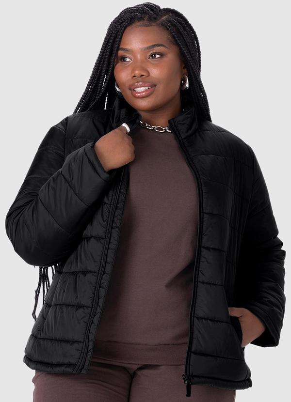 Malwee - Jaqueta Feminina Puffer Plus Preto 4