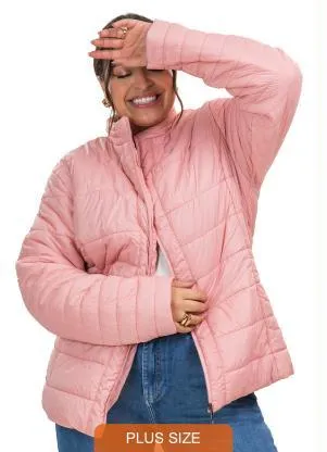 Secret Glam - Jaqueta Microfibra Rosa - SECRET GLAM