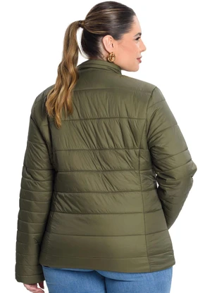 Secret Glam - Jaqueta Microfibra Verde - SECRET GLAM