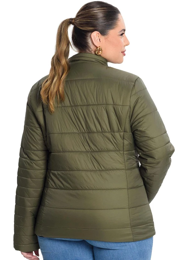 Secret Glam - Jaqueta Microfibra Verde 2