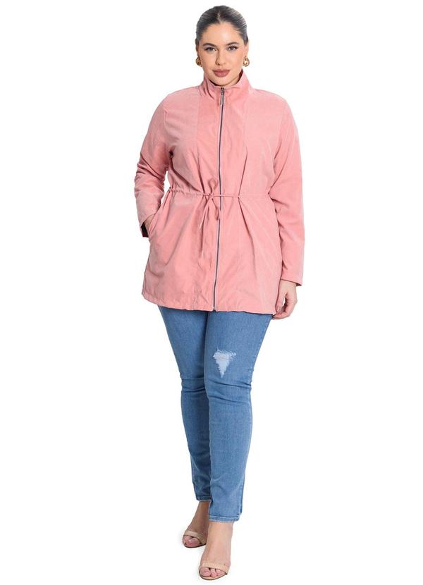 Secret Glam - Jaqueta Nylon Peletizado Rosa 3