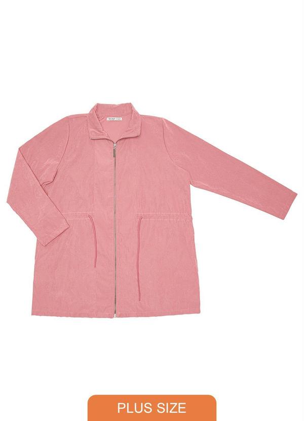 Secret Glam - Jaqueta Nylon Peletizado Rosa 4
