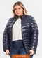 Secret Glam - Jaqueta Plus Size Microfibra Rosa - variação: Azul