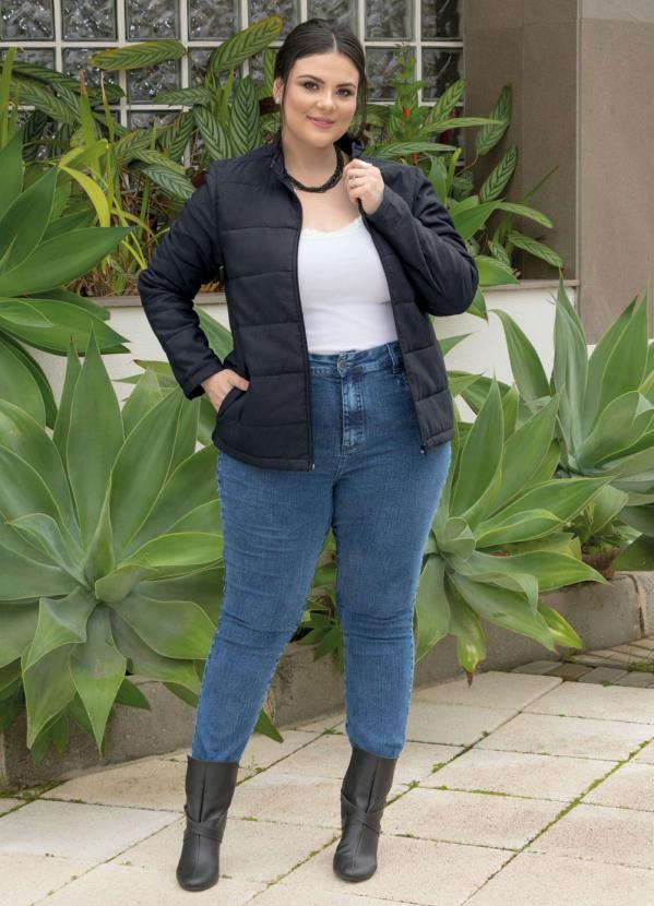 Marguerite - Jaqueta Puffer Plus Size Preta 6