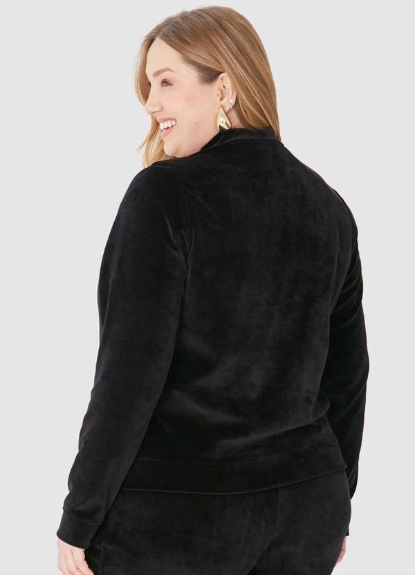 Malwee - Jaqueta Tradicional em Plush Plus Preto 2