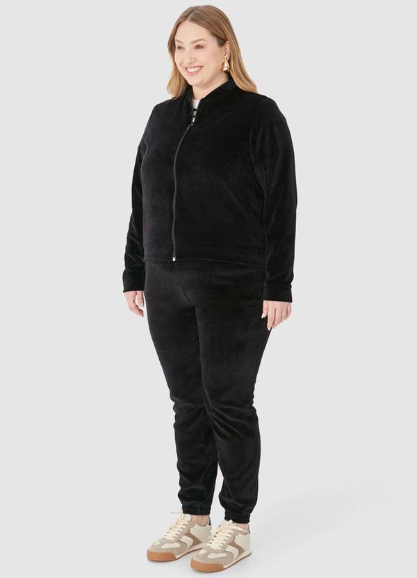 Malwee - Jaqueta Tradicional em Plush Plus Preto 3