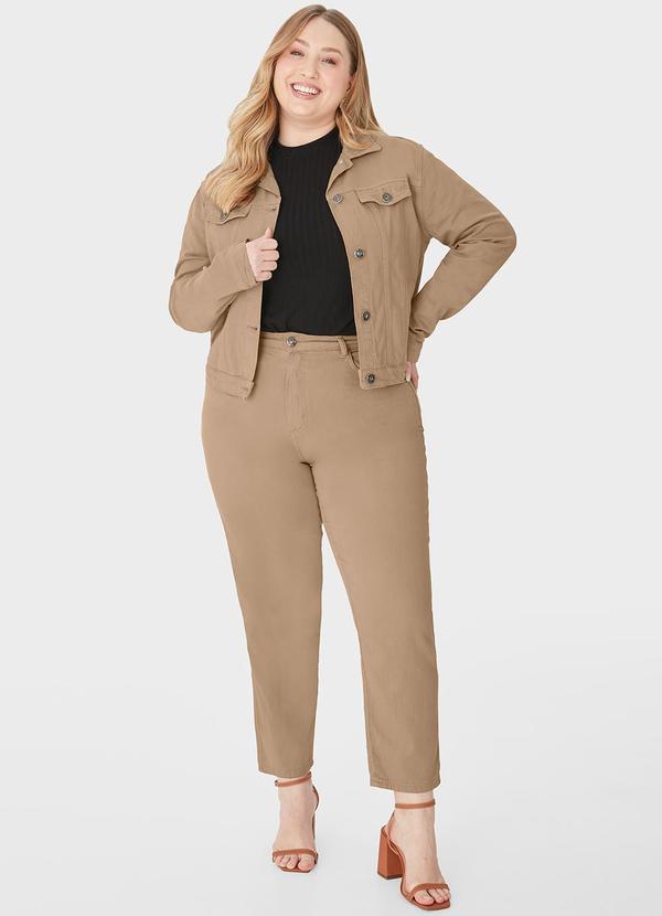 Malwee - Jaqueta Tradicional em Sarja Plus Bege 3