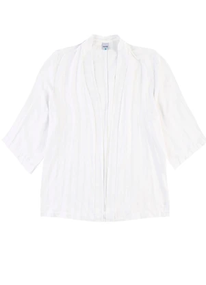 Malwee - Kimono Alongado em Viscose PlusBranco - MALWEE