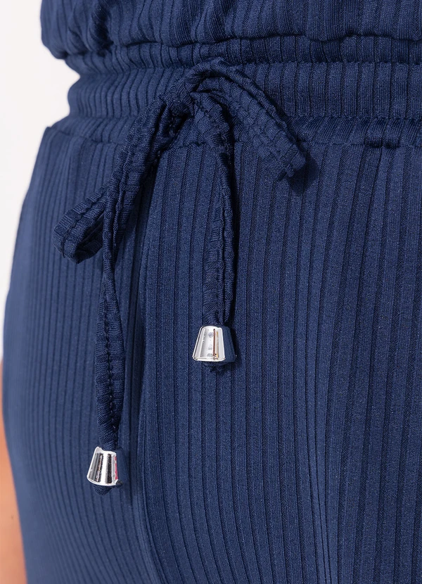 Marguerite - Macacão Azul Marinho em Canelado 2