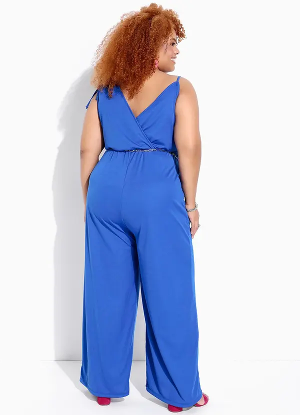 Marguerite - Macacão Azul Royal em Malha 4