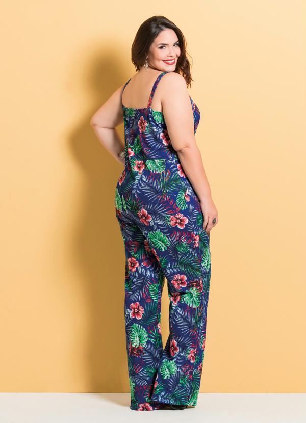 Marguerite - Macacão de Alças Largas Mix Floral Marguerite 1