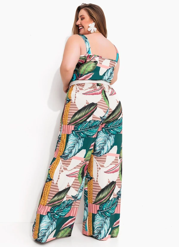 Marguerite - Macacão Folhagem em Malha Fria 2