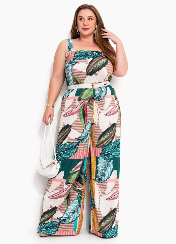 Marguerite - Macacão Folhagem em Malha Fria 4