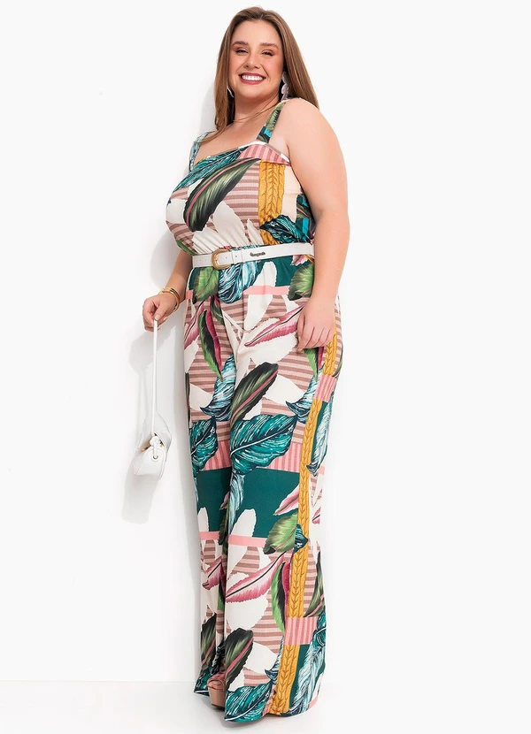 Marguerite - Macacão Folhagem em Malha Fria 5