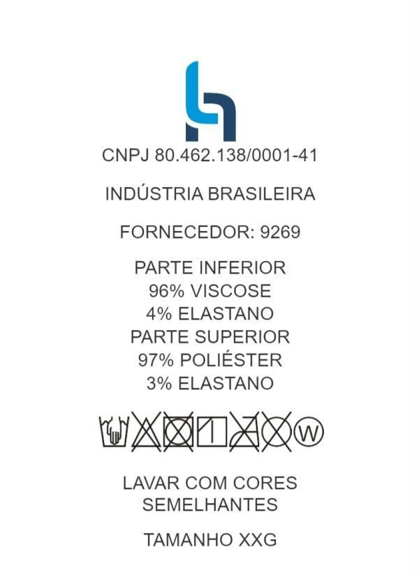 Queima Estoque - Macacão Plus Size Floral Dark com Bolsos 7