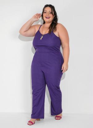 Macaco (Po Roxo) de Alas Finas Plus Size