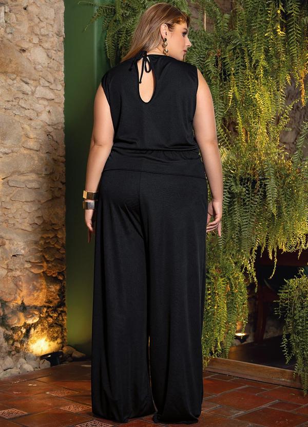 Marguerite - Macacão Preto em Malha 2