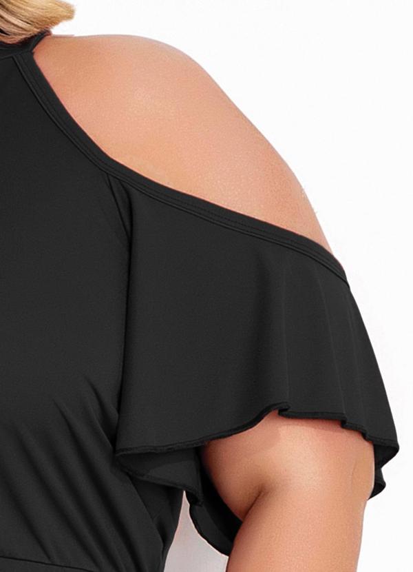 Marguerite - Macacão Preto em Malha 3