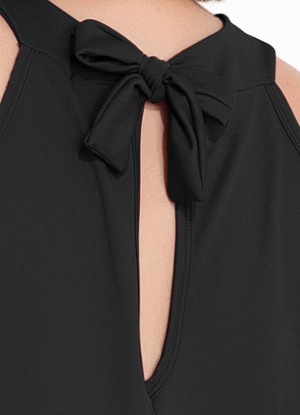 Marguerite - Macacão Preto em Malha 4