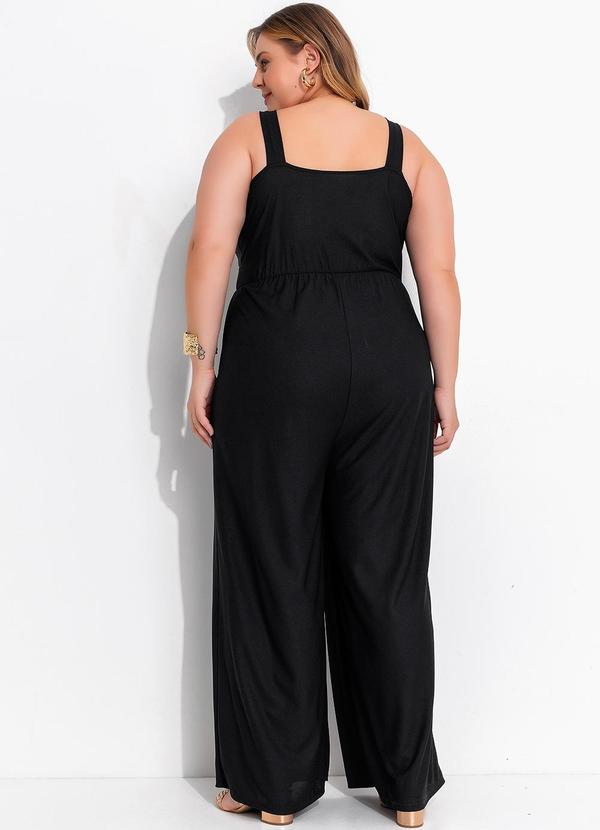 Marguerite - Macacão Preto em Malha 2