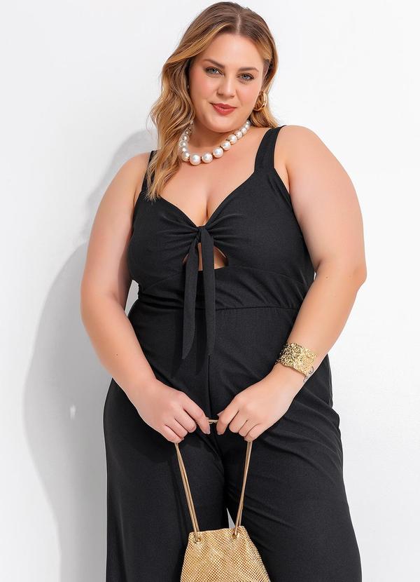 Marguerite - Macacão Preto em Malha 3