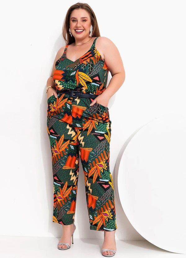 Marguerite - Macacão Verde Escuro em Malha 5