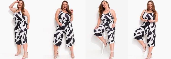 Macaco Abstrato em Jersey Acetinado