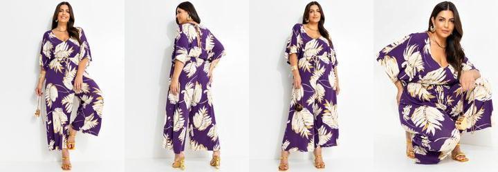 Macaco Folhagem em Malha de Viscose