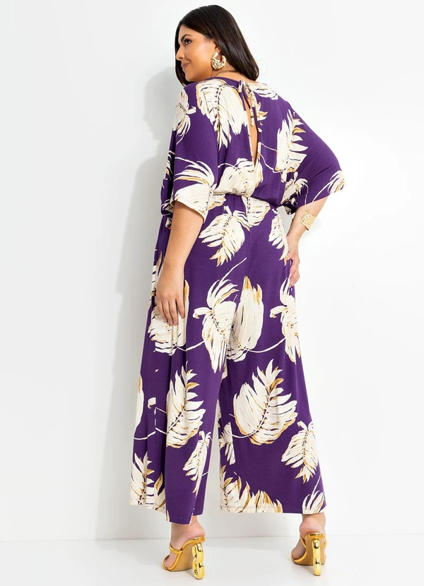 Marguerite - Macacão Folhagem em Malha de Viscose 2