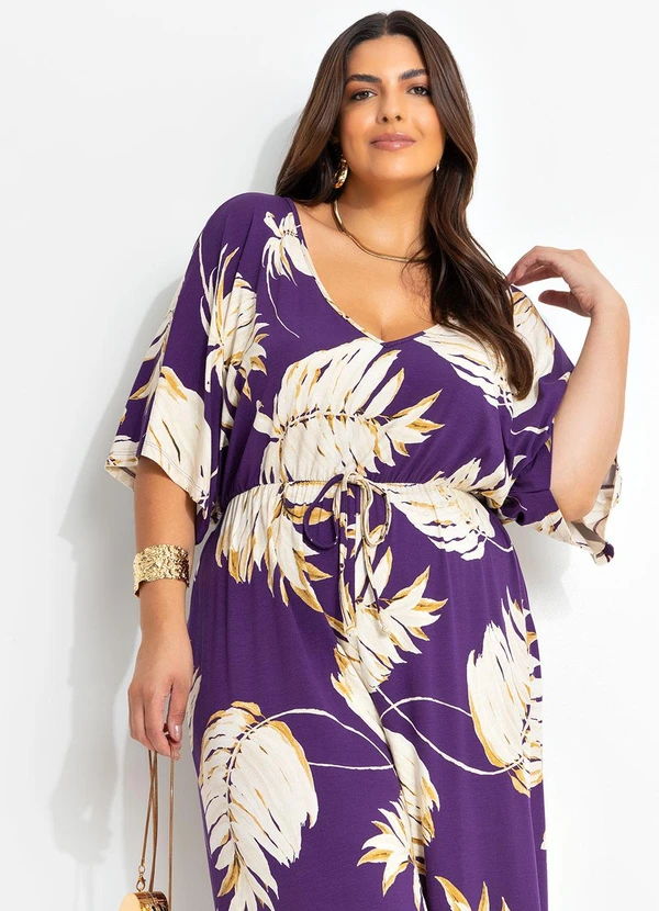 Marguerite - Macacão Folhagem em Malha de Viscose 6