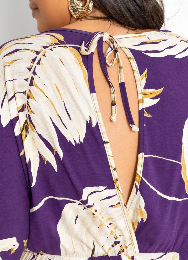 Marguerite - Macacão Folhagem em Malha de Viscose 8