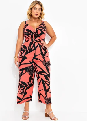 Marguerite - Macacão Rosa em Malha de Viscose - MARGUERITE