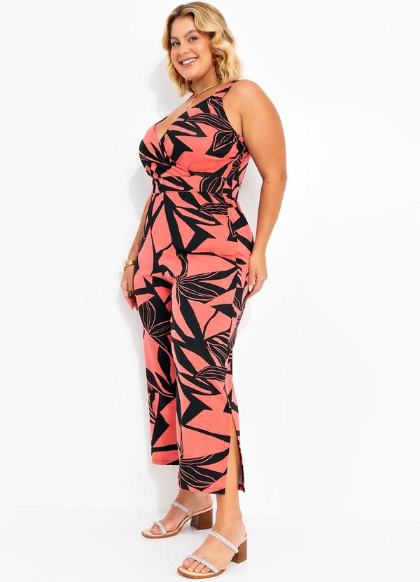 Marguerite - Macacão Rosa em Malha de Viscose 3