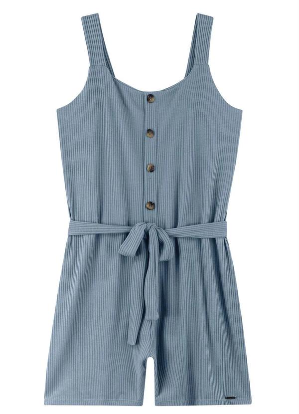 Maelle - Macacão Plus Size Azul 3