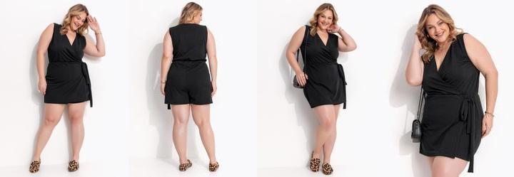 Macaco Preto em Malha Crepe