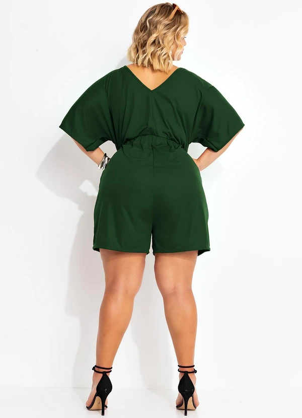 Marguerite - Macacão Verde Militar em Malha 4