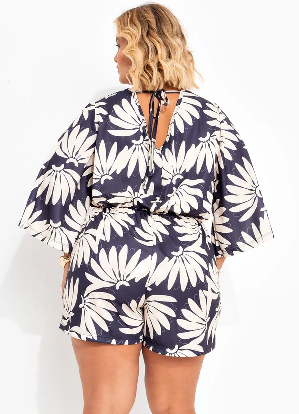 Marguerite - Macaquinho Bananas em Jersey Acetinado 2