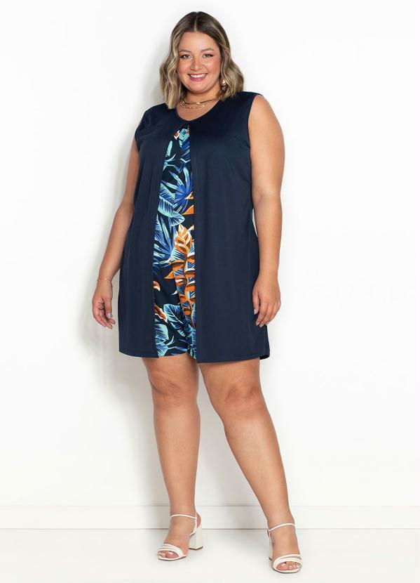 Marguerite - Macaquinho Folhagem com Sobreposição Plus Size 3