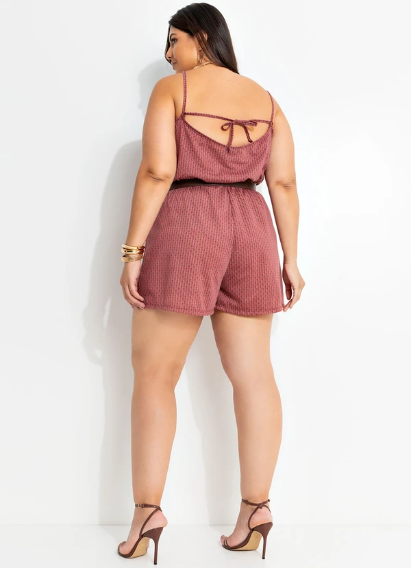 Marguerite - Macaquinho Mini Floral em Malha 2