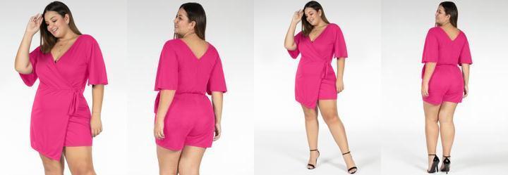 Macaquinho Pink em Malha