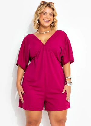 Marguerite - Macaquinho Púrpura em Malha - MARGUERITE