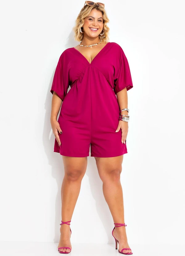 Marguerite - Macaquinho Púrpura em Malha 3