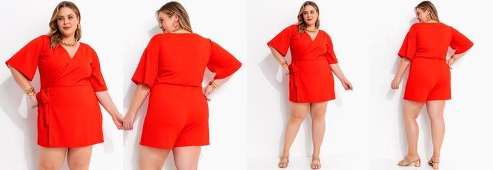 Macaquinho Vermelho em Malha R�stica