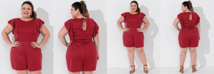 Macaquinho Vermelho em Malha