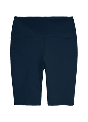 Malwee - Bermuda Feminina Plus em Malha Eco Active Azul - MALWEE